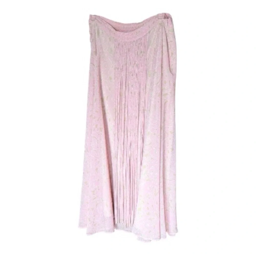 Soft Surroundings Light and Airy Pink Maxi Skirt, XLT - Picture 3 of 12